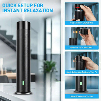 Tower-shaped luxury Scent Diffuser Remote Control